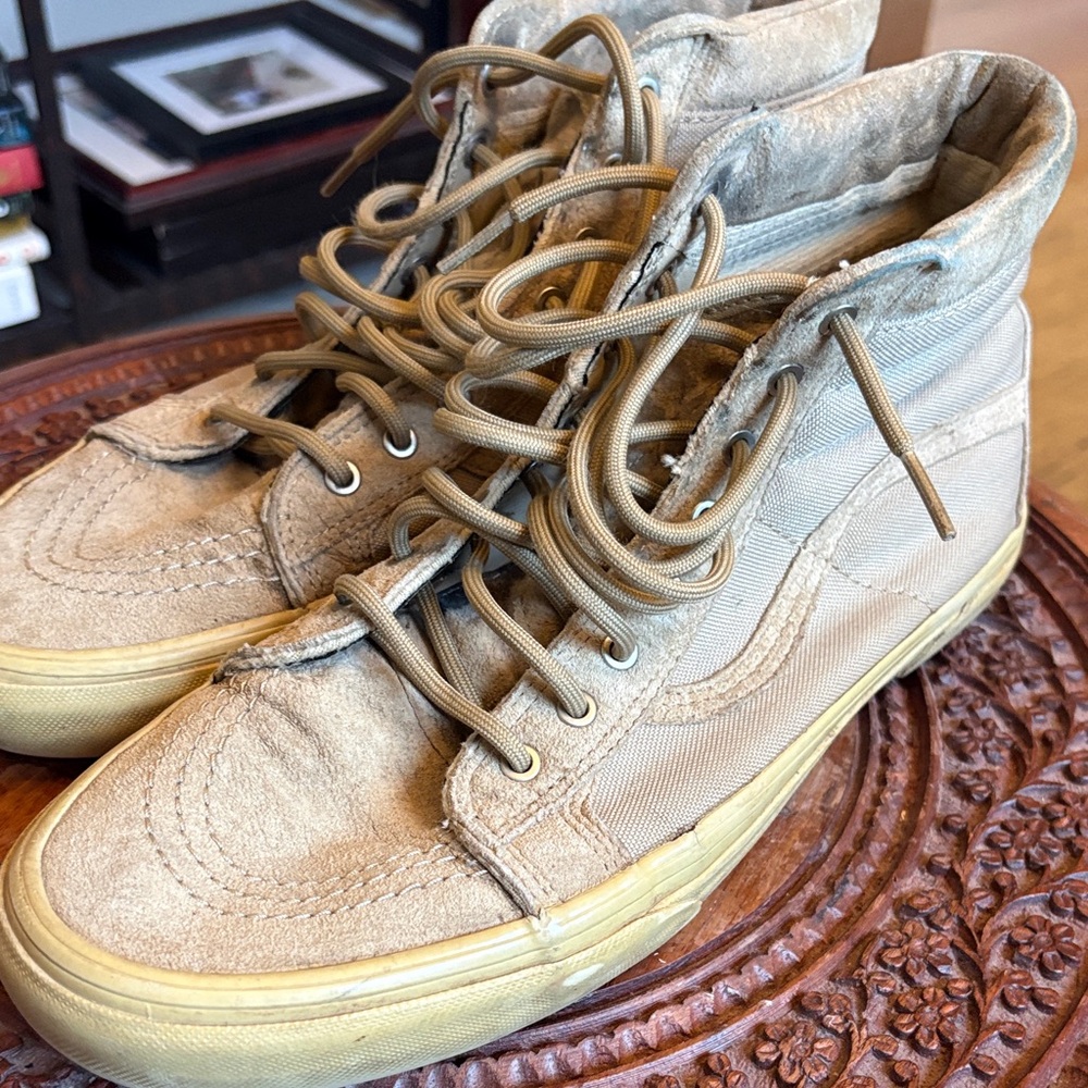 Tan all weather vans